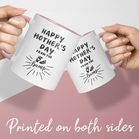 Mum to Be Mug Happy Mother's Day from The Bump Pink 11oz Mug Mum to Be