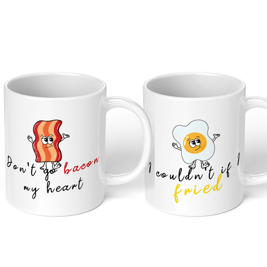 Set Funny Couple Gifts for Him and Her Valentine's, Christmas, Wedding Anniversary Gift Mugs New Home Presents