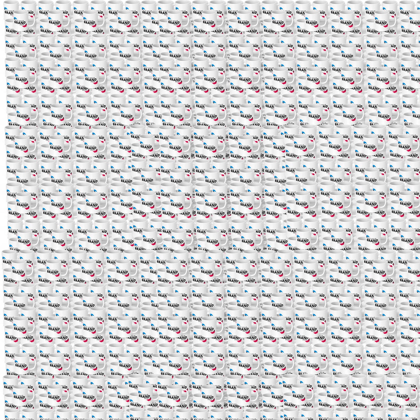 Bulk Branded Mugs (WHITE) - Fully Inclusive Pricing Full Colour Both Sides