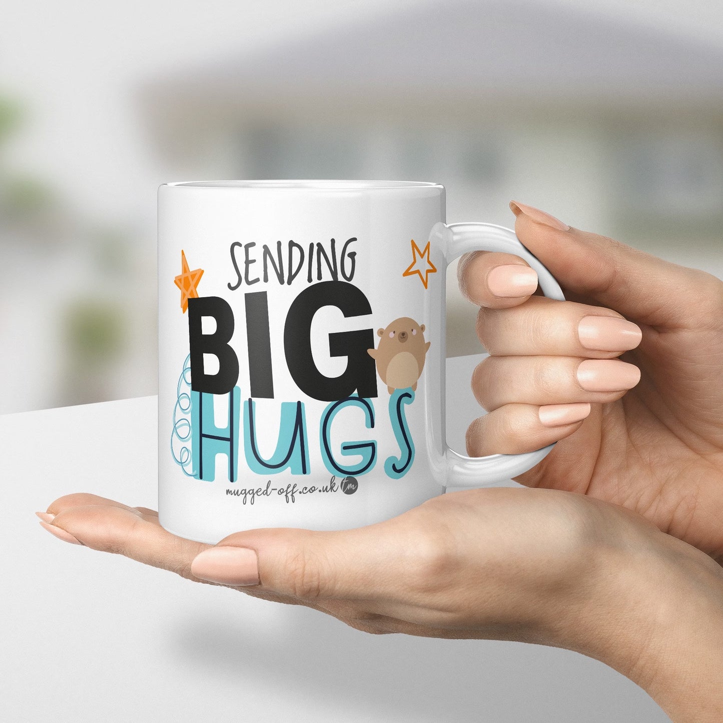 Get well soon gifts, thinking of you presents, big hugs mug, Galentine's Gifts