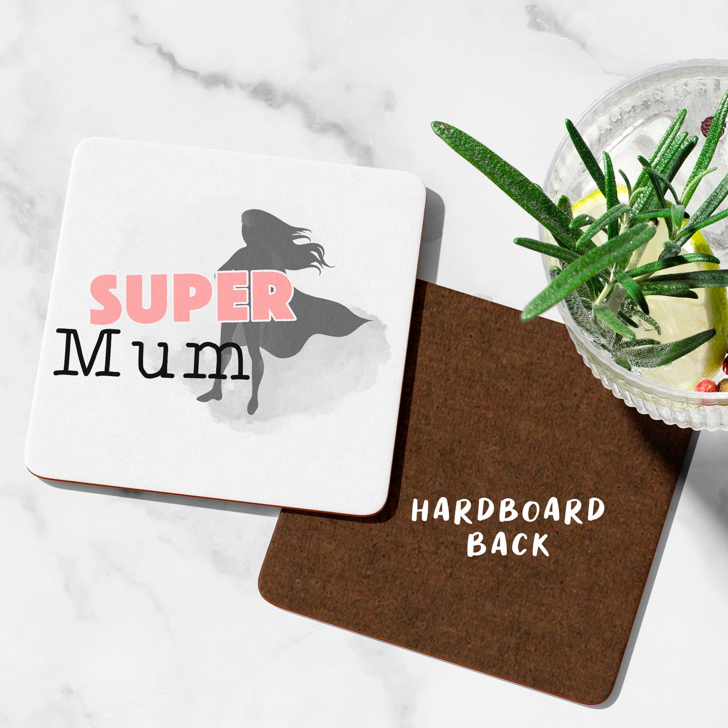 Super Mum Coaster Cute Mum Gifts Funny Mum presents Mothers Day Gifts