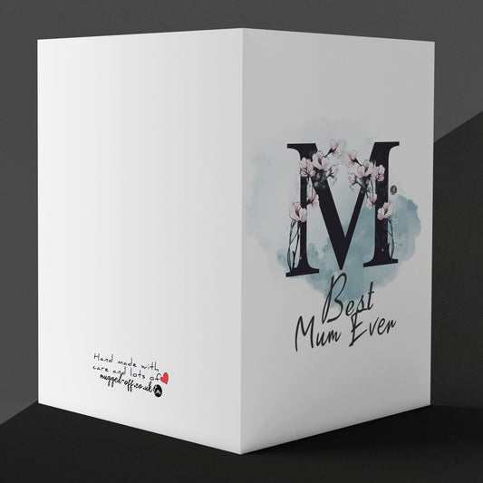 Best Mum Ever Greeting Card for Mother's Day, Mummy, Mama, Birthday, Thank You Any Occasion