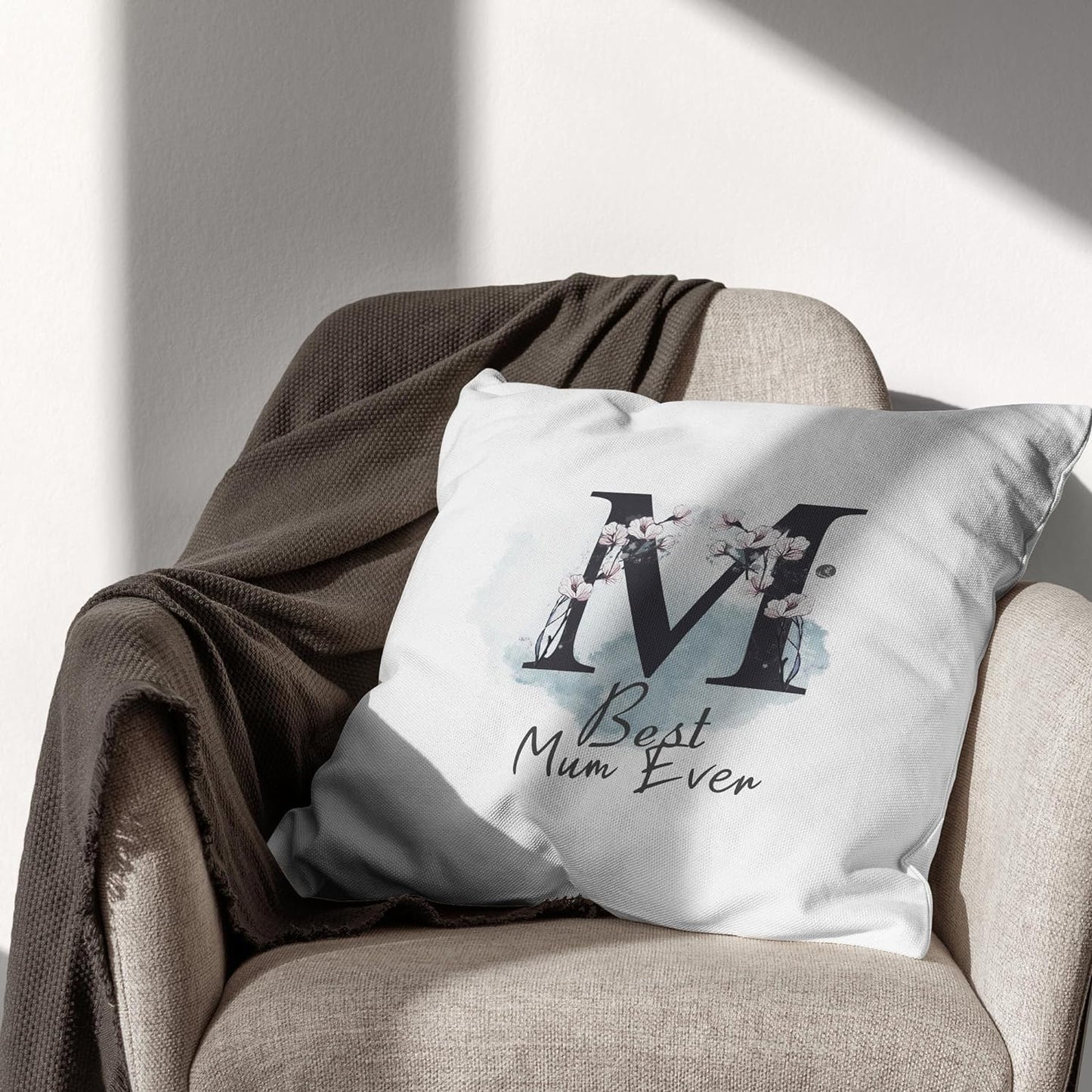 Mum Birthday Gifts from Daughter Son Mum Cushion Cover Throw Pillow Cover Birthday Gifts