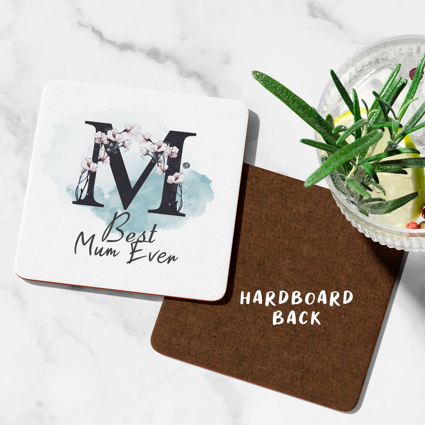 To The Best Mum Ever M Mum Coaster Cute Mum Gifts Funny Mum presents Mothers Day Gifts