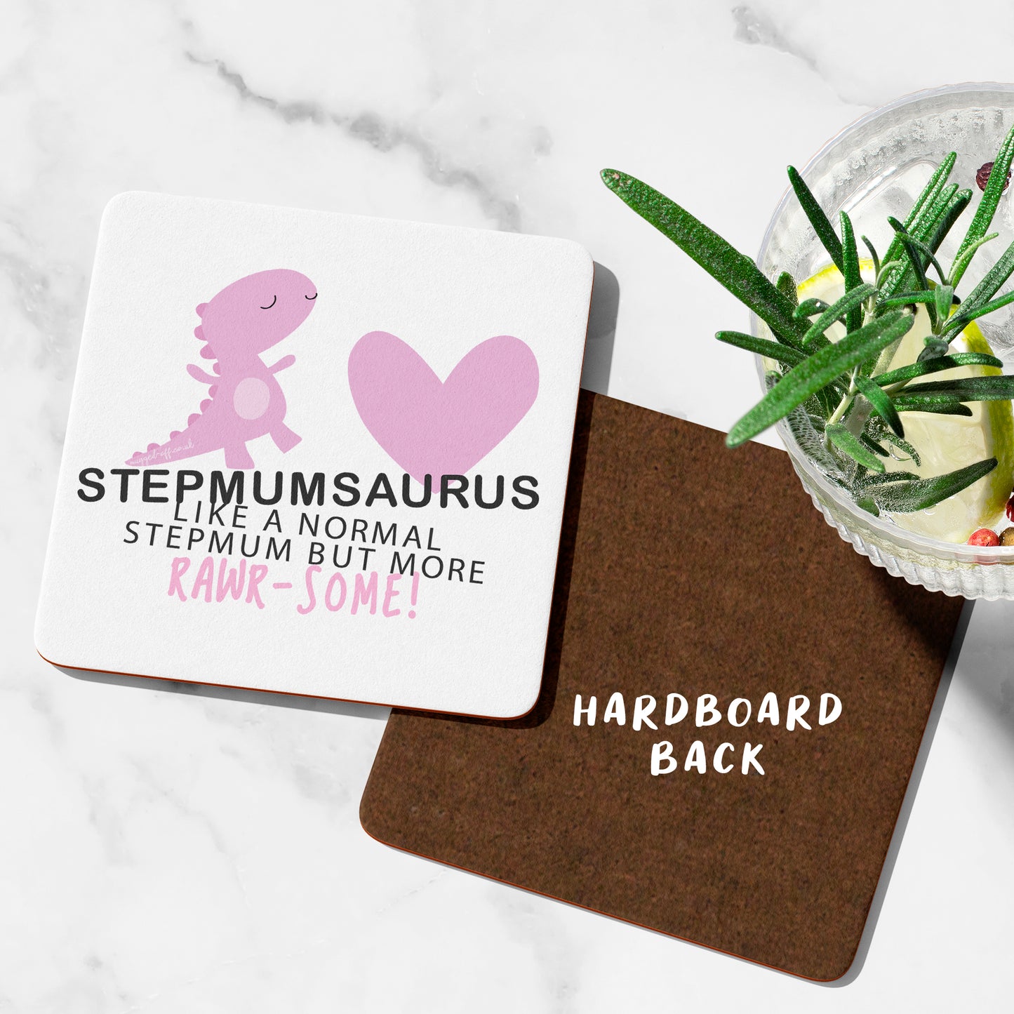 Step-Mum Coaster Cute Stepmumsaurus Gifts Funny stepmum presents