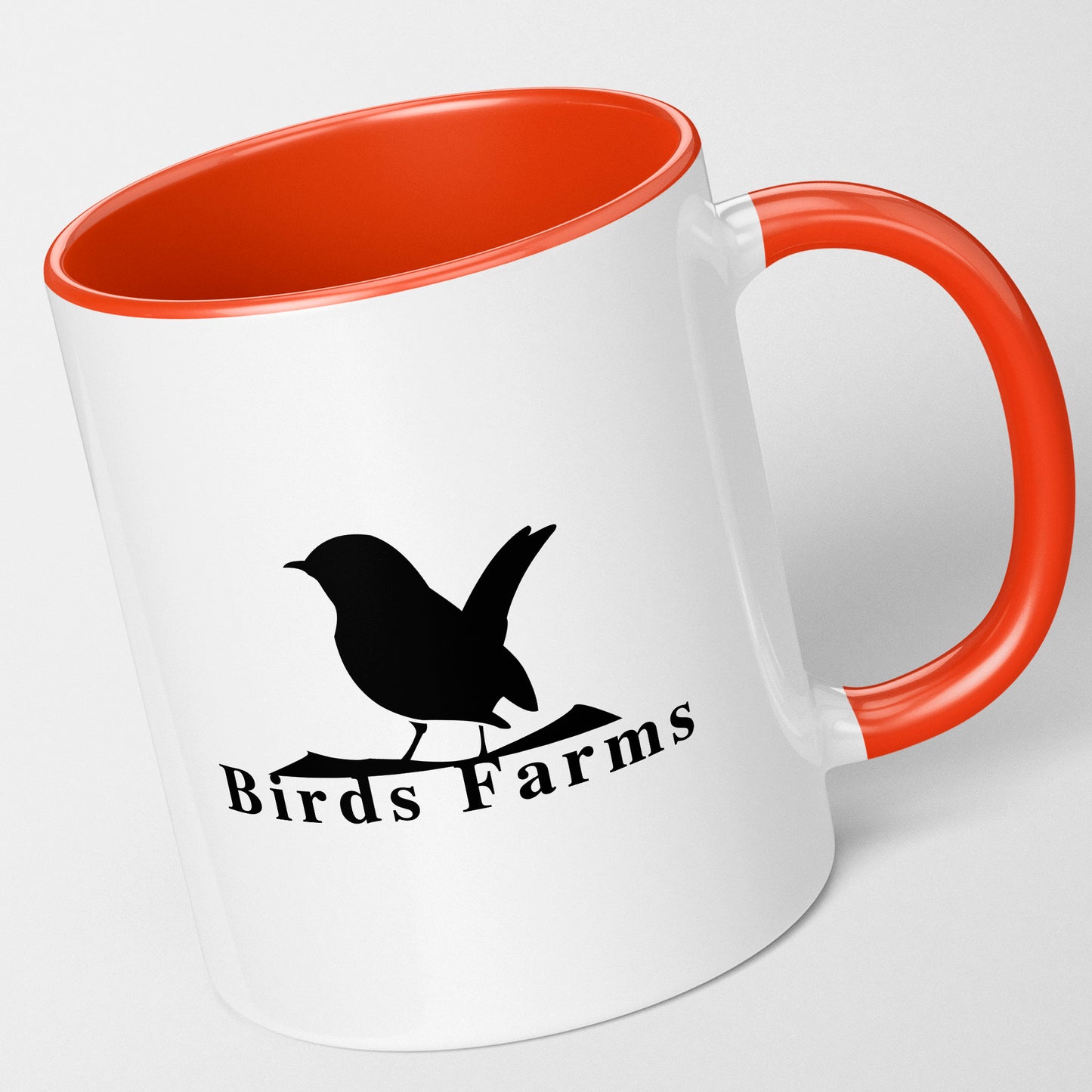 Branded Mugs (ORANGE) - Fully Inclusive Pricing Full Colour Both Sides & Free Delivery