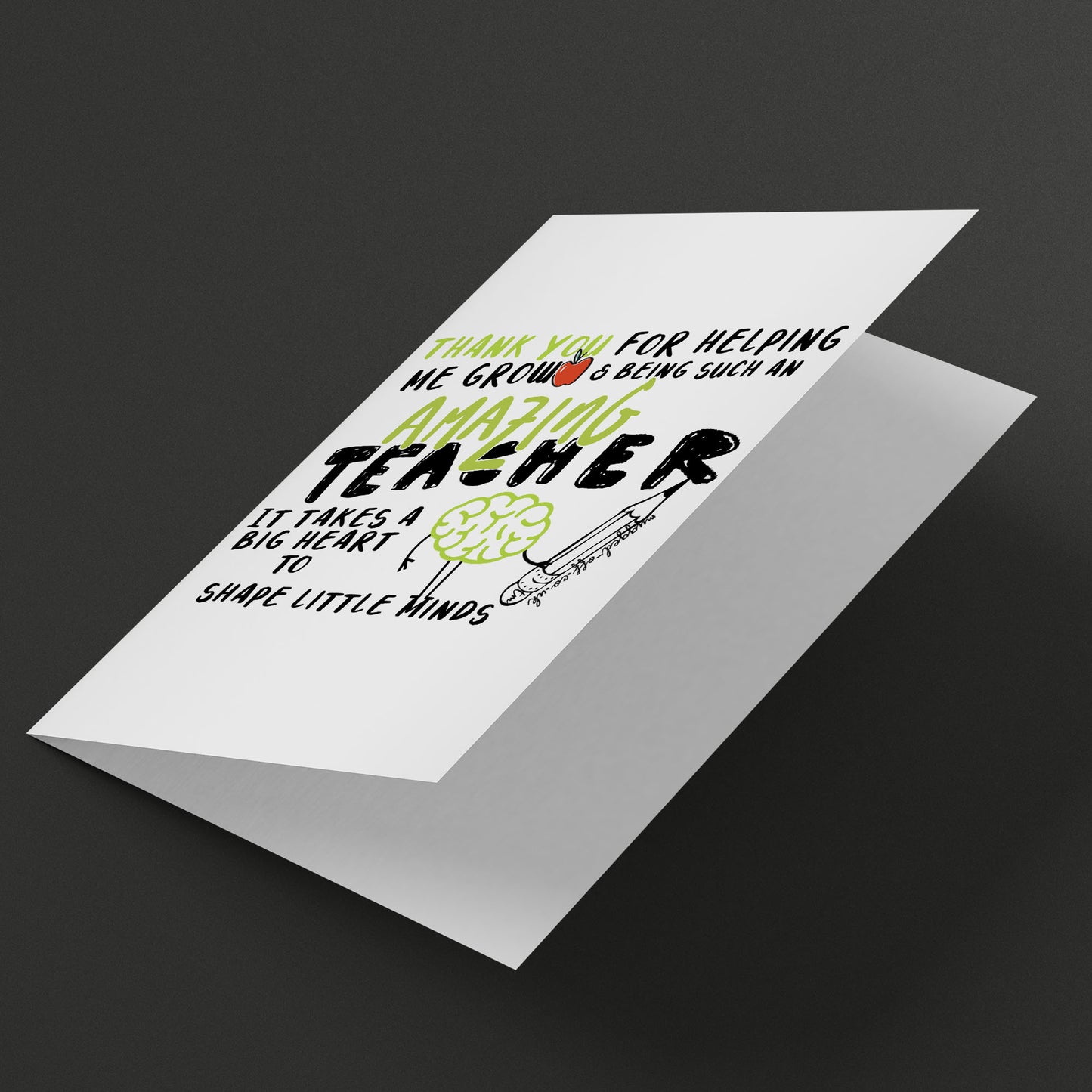 Teacher Card - Amazing teacher card for end of term, gift card, teacher appreciation