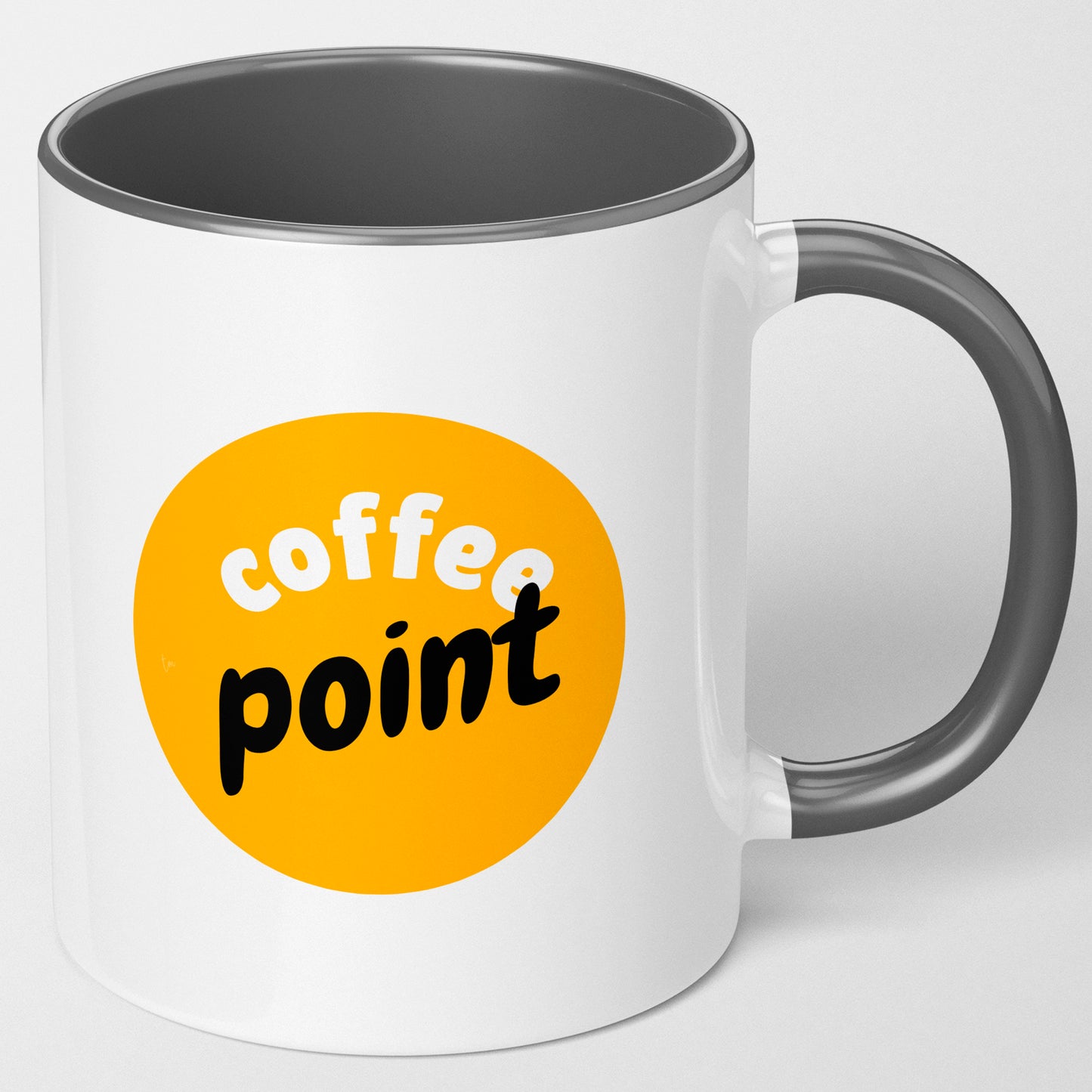Branded Mugs (GREY) - Fully Inclusive Pricing Full Colour Both Sides & Free Delivery