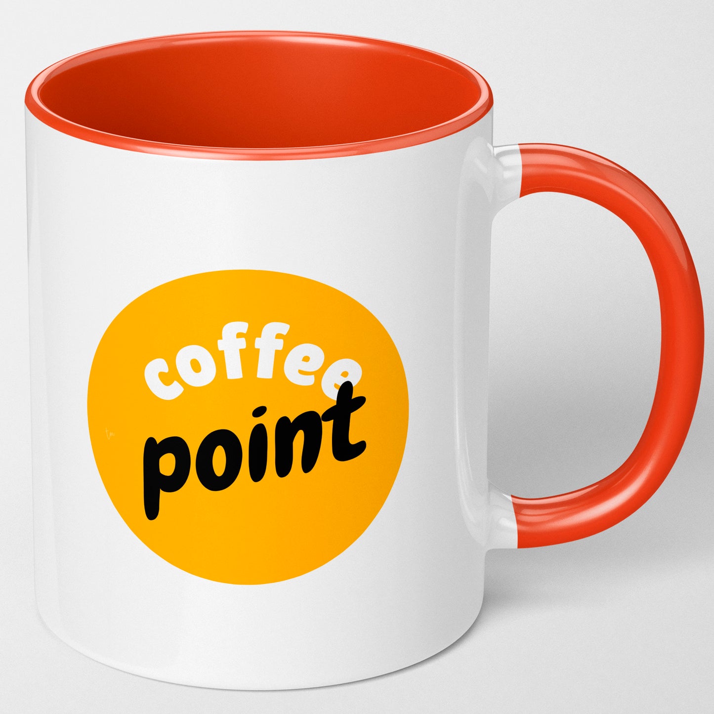 Branded Mugs (ORANGE) - Fully Inclusive Pricing Full Colour Both Sides & Free Delivery