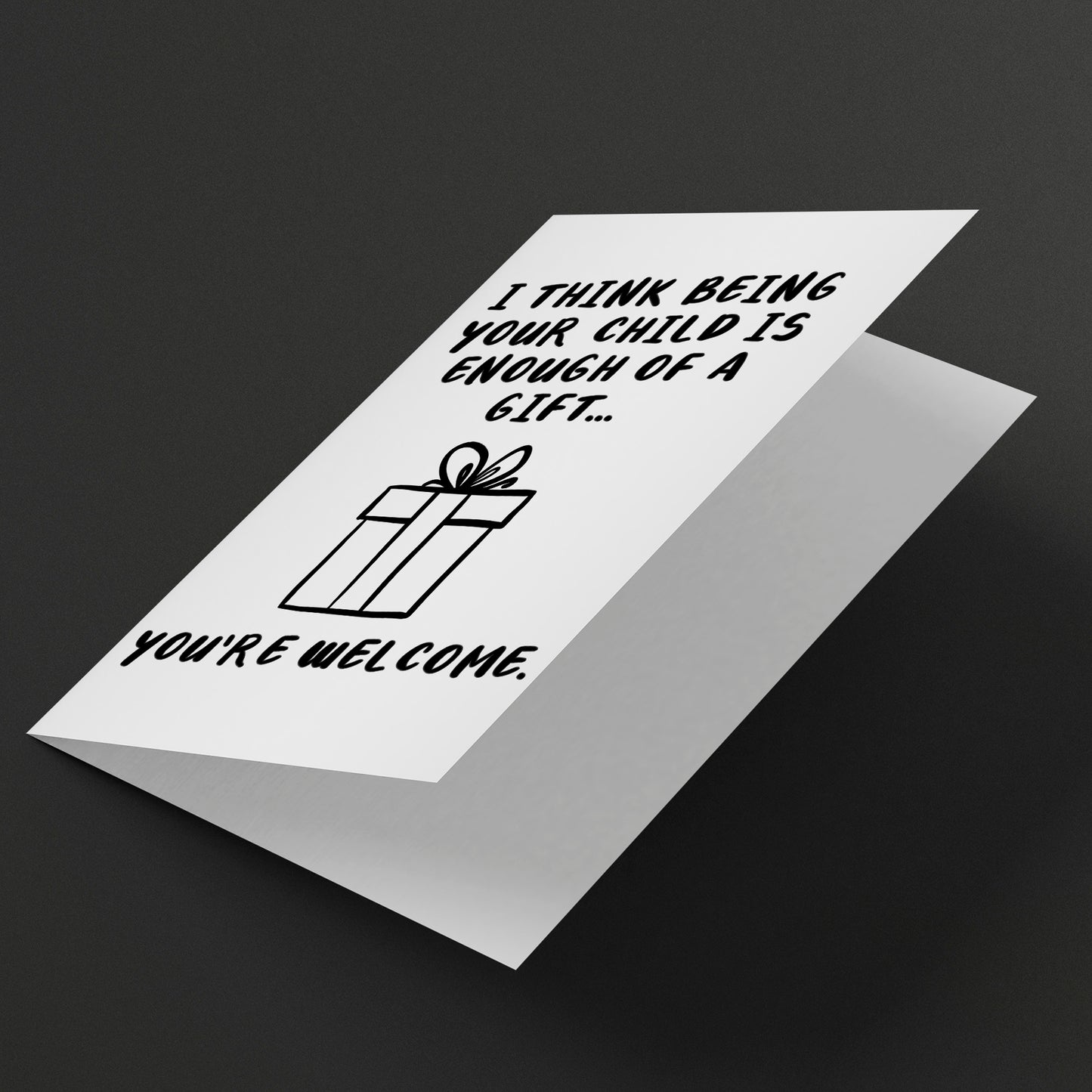 Birthday Christmas Card Adult Mum Dad Banter Comedy Funny Humour