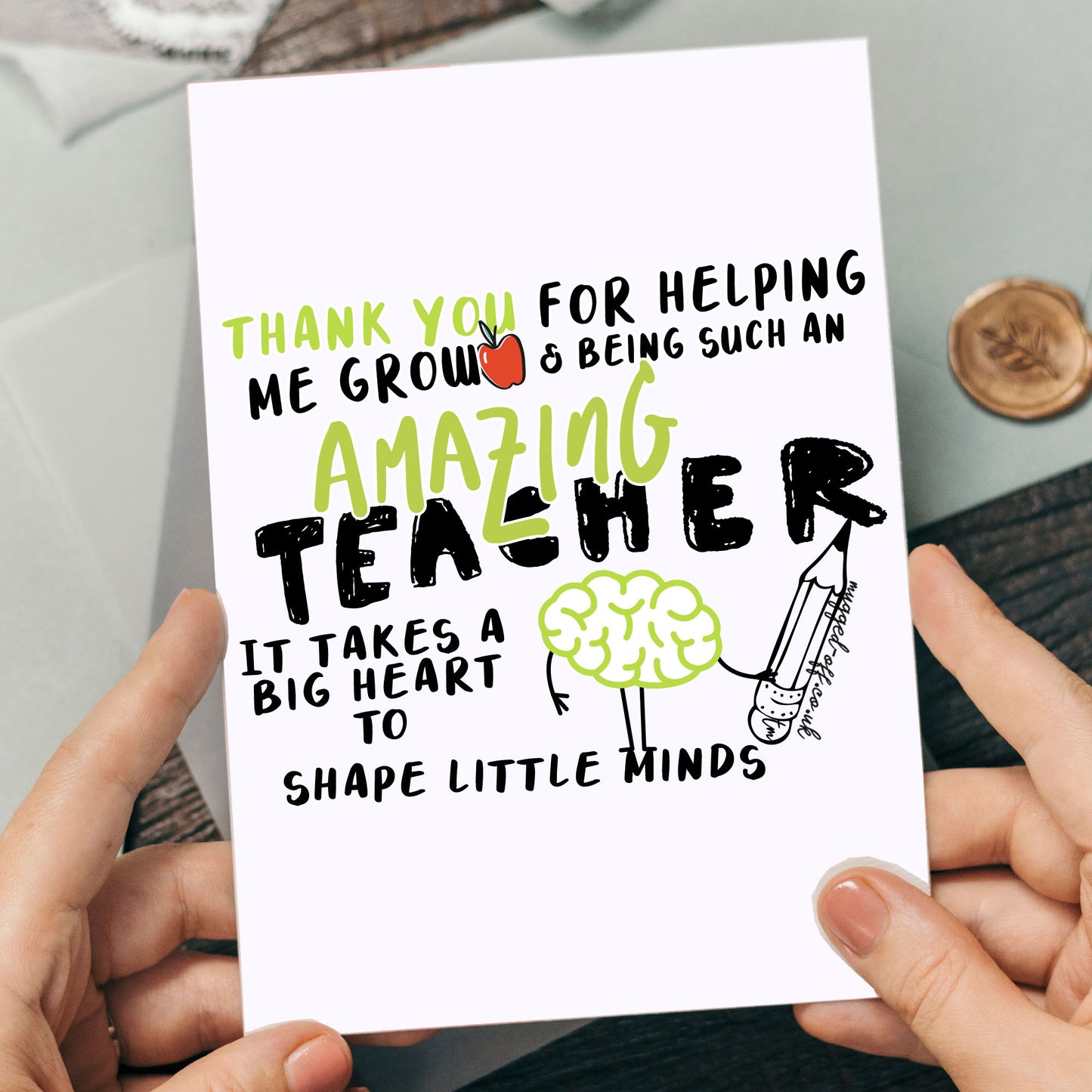 Teacher Card - Amazing teacher card for end of term, gift card, teacher appreciation
