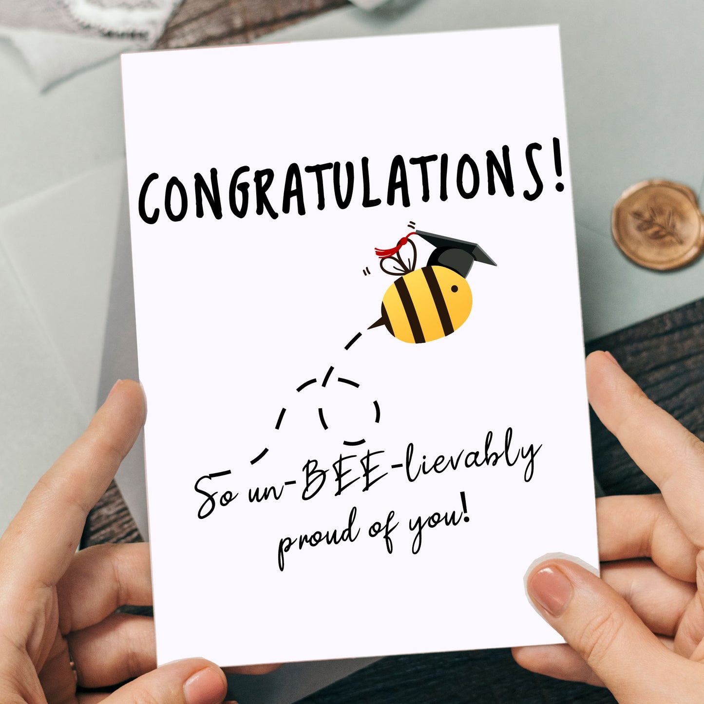 Congratulations Card with Envelope | Proud of you for Passing Exams – Appreciation Cards – Well done exam