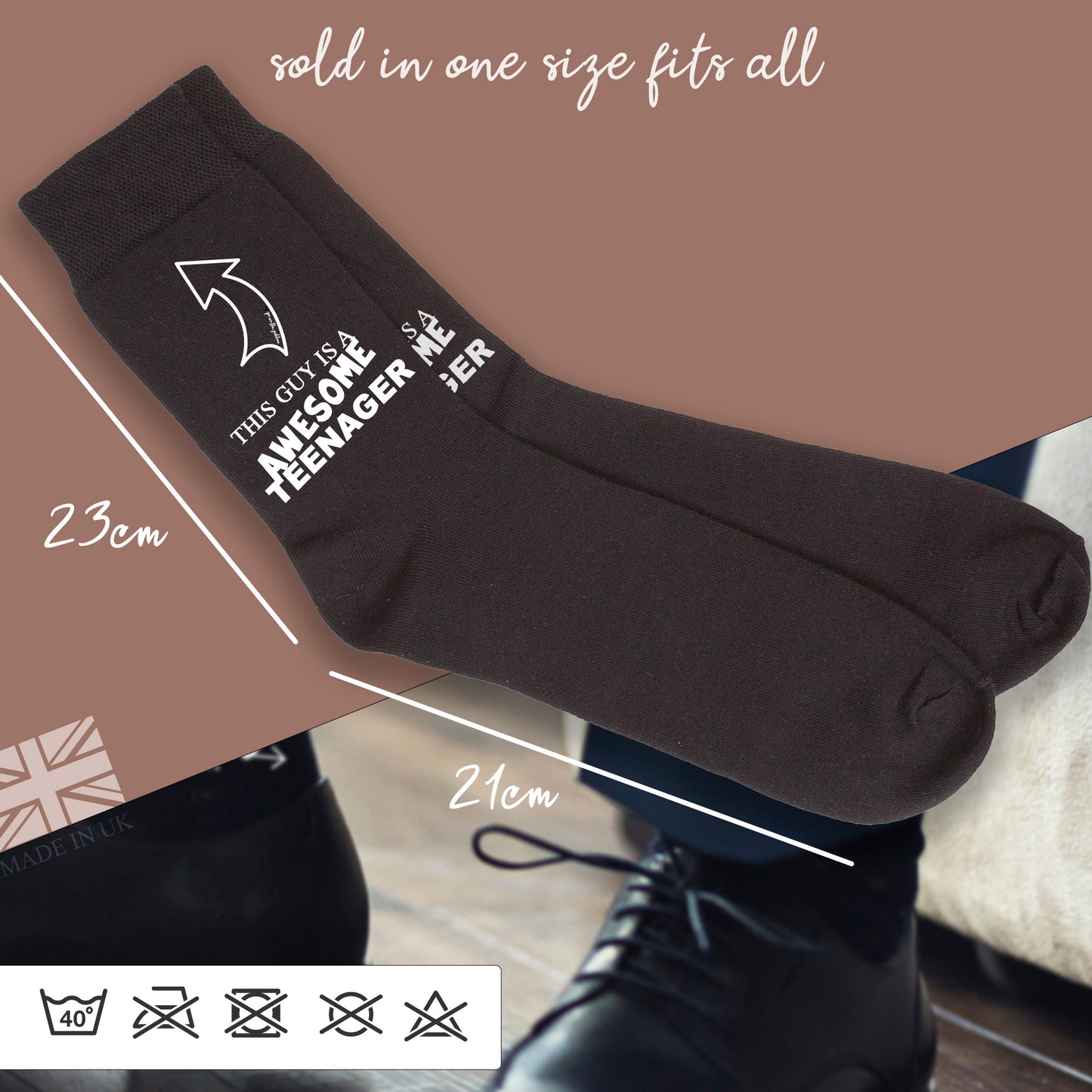Birthday gift for a teenager, funny sock cheap gift