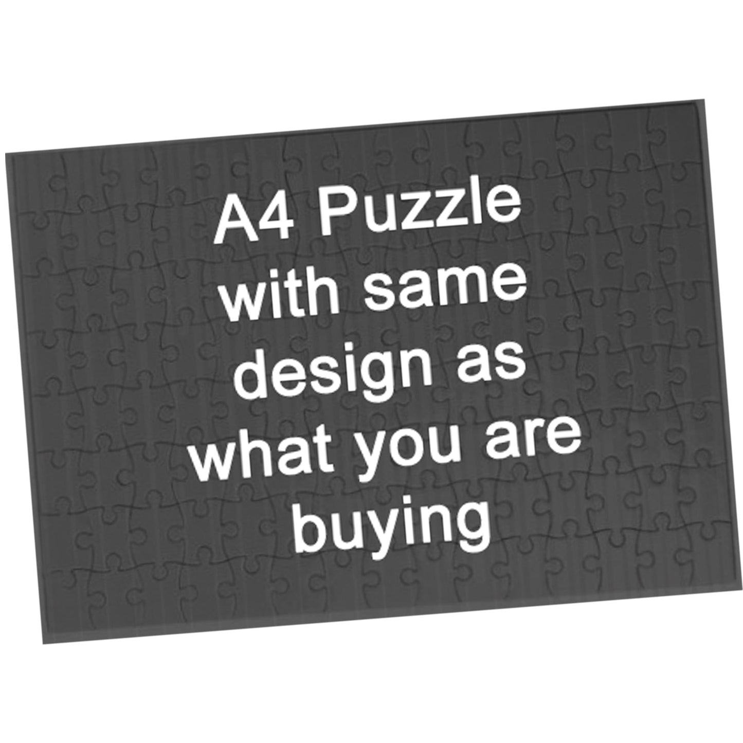A4 Puzzle With same design as what you are buying