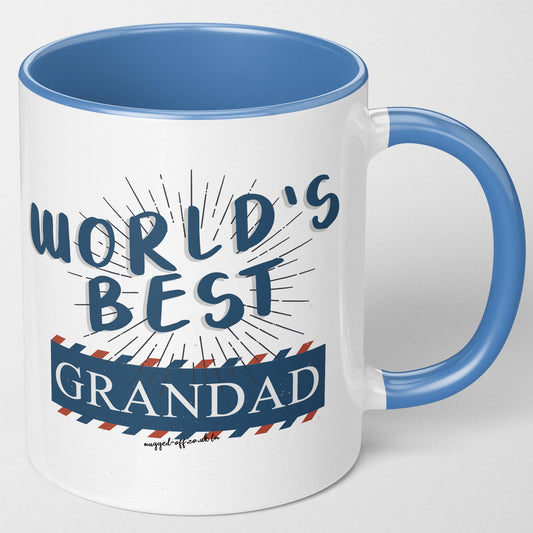 Worlds best grandad mug gift for a grandad, fathers day