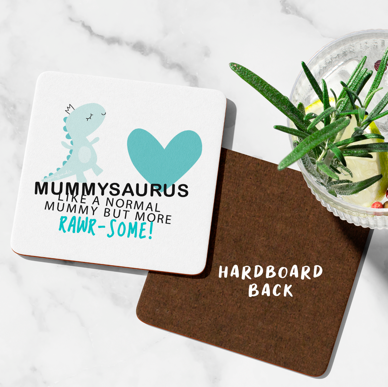 Mummy Birthday Gift Coaster