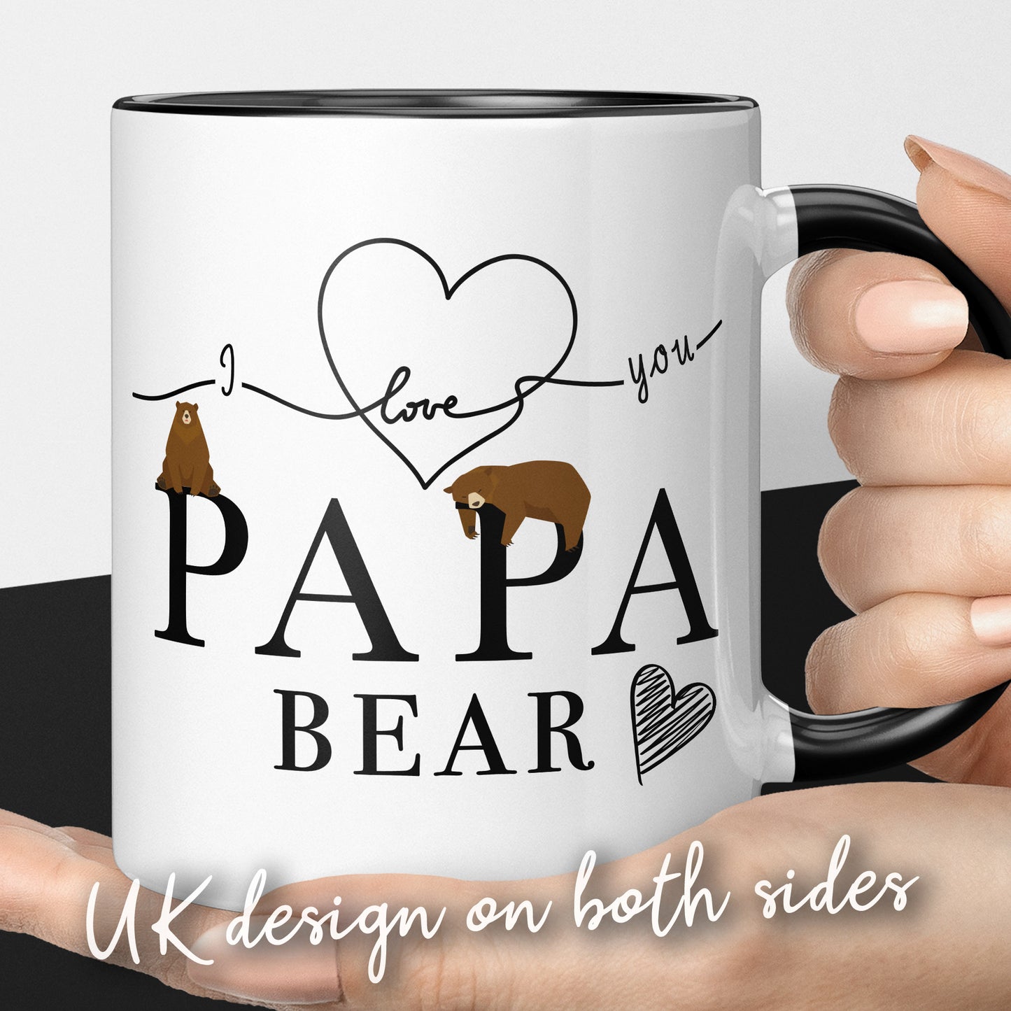 Papa Birthday Gift Mug | Fathers Day Present for Papa from Son or Daughter