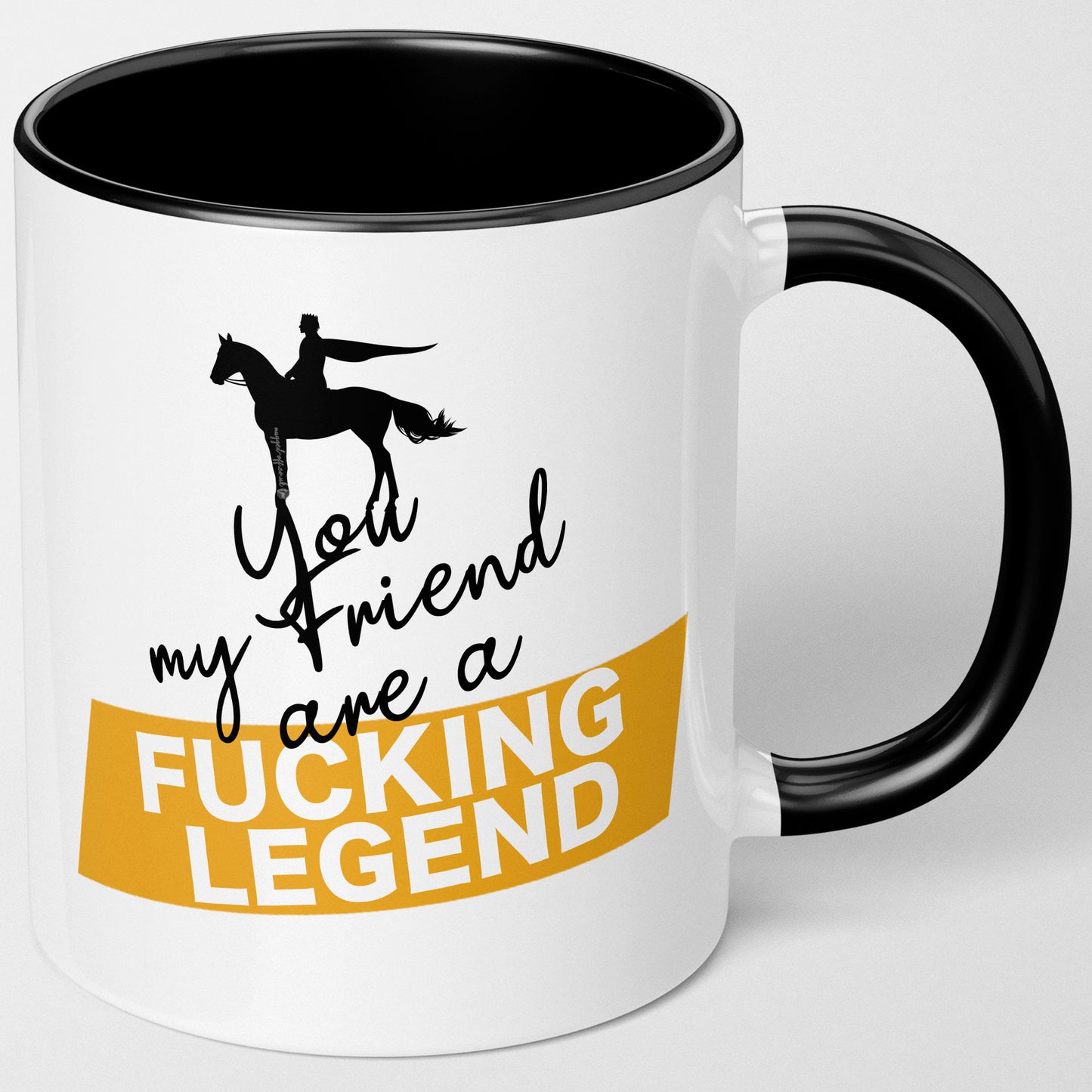 Legend mug for a friend, colleague or employee. funny mug gift in different colours