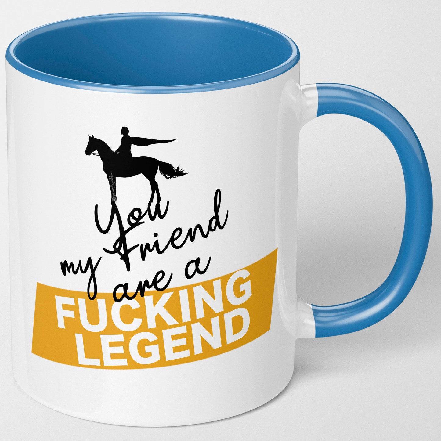 Legend mug for a friend, colleague or employee. funny mug gift in different colours