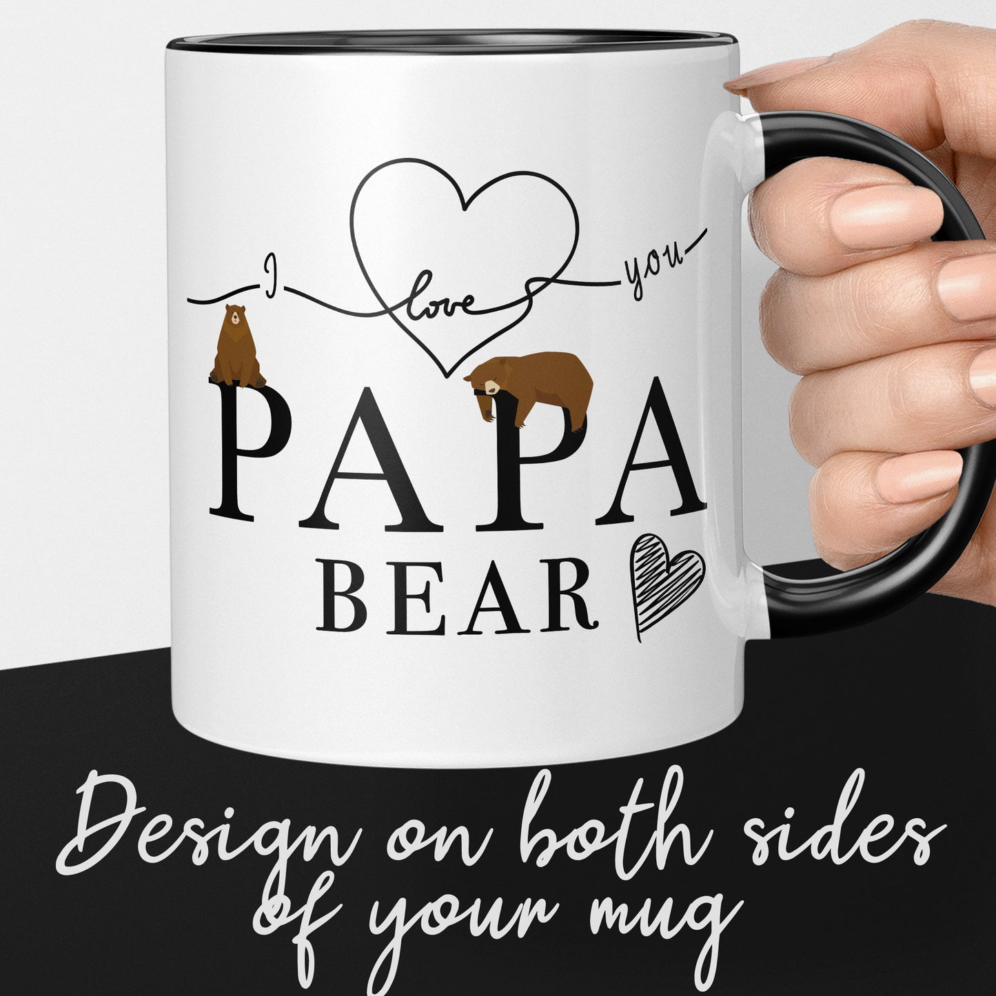 Papa Birthday Gift Mug | Fathers Day Present for Papa from Son or Daughter