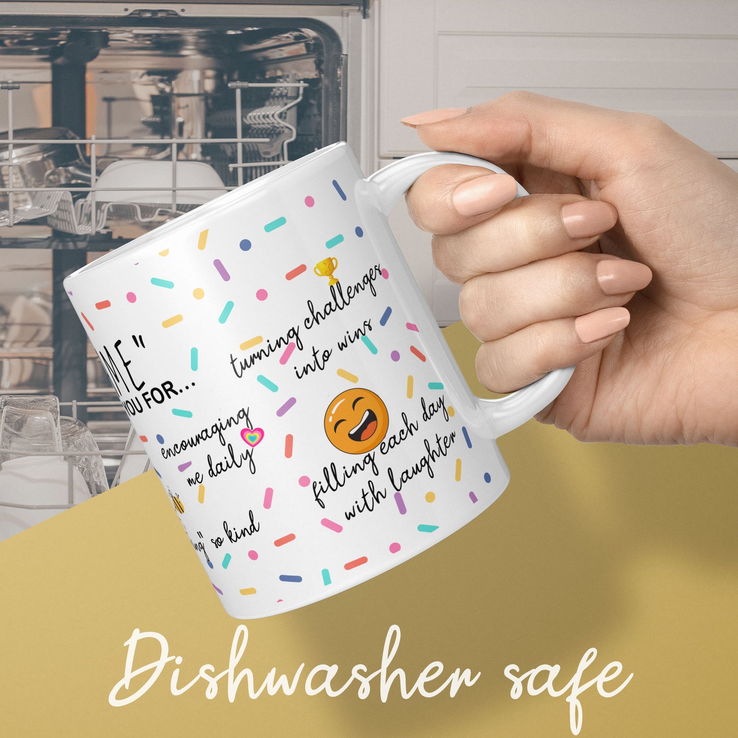 Personalised Teacher Thank You Gift Cute Teacher Mug With Name Added