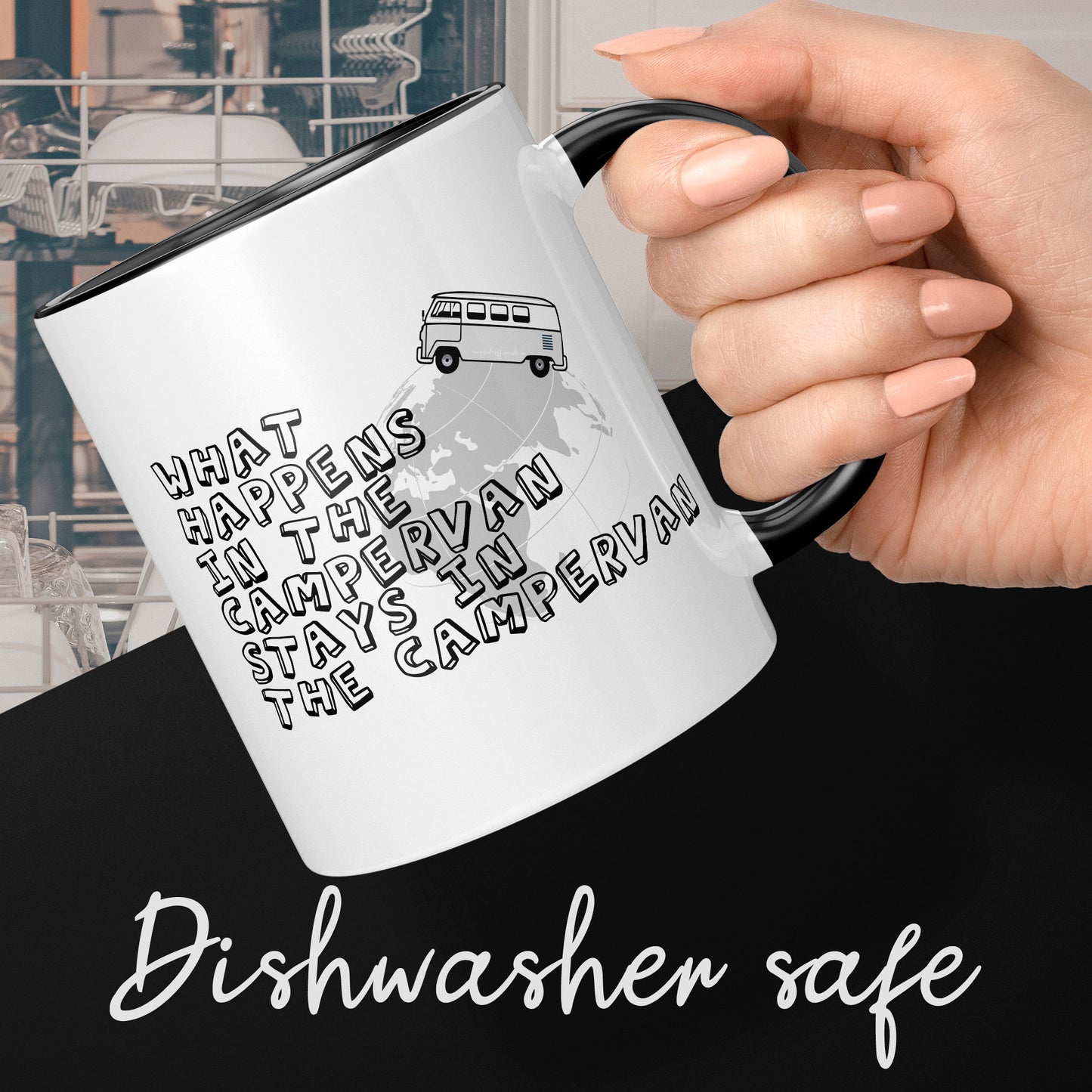 Campervan Gifts What Happens In The Camper van Stays In The CamperVan Funny Camping Gifts Travelling Gifts