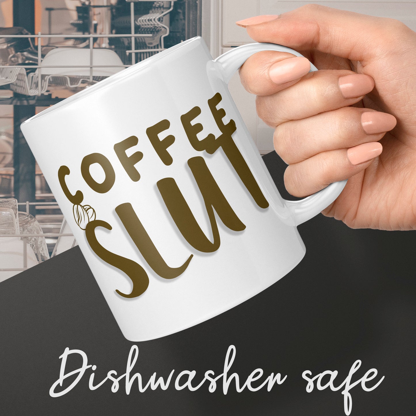 coffee slut funny rude mug for someone who loves coffee