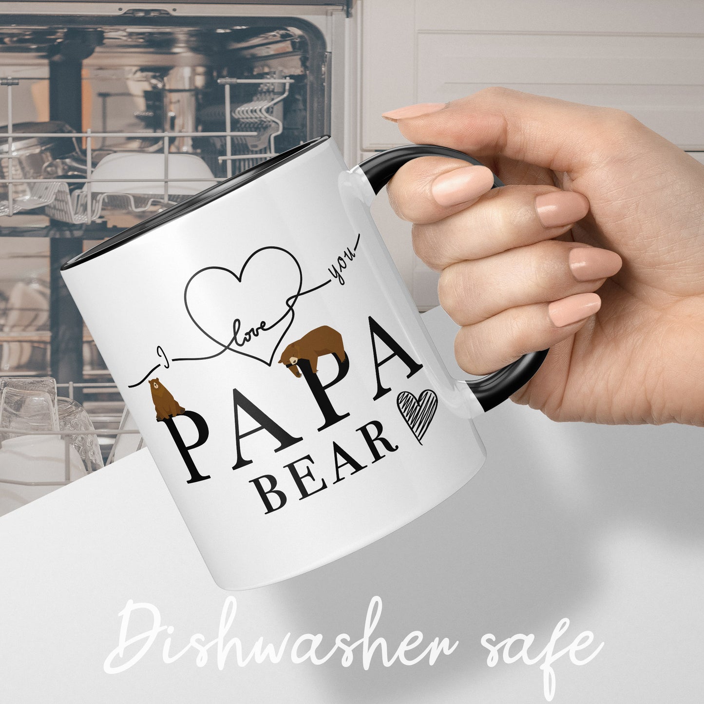 Papa Birthday Gift Mug | Fathers Day Present for Papa from Son or Daughter