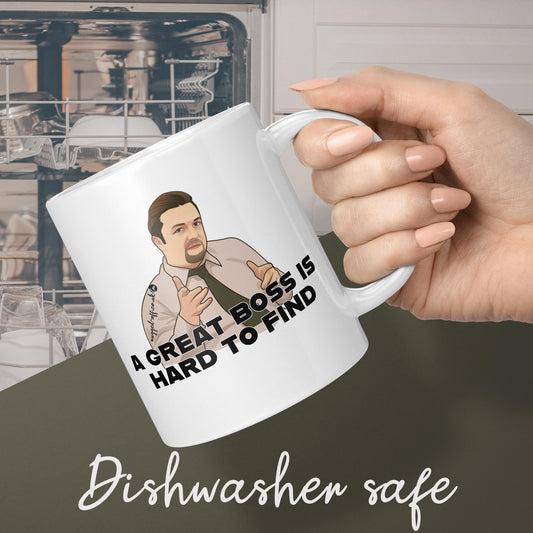 great boss mug, funny gift mug for your boss as a leaving gift