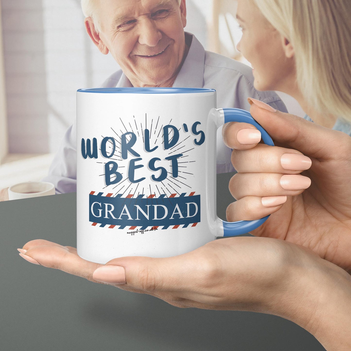 Worlds best grandad mug gift for a grandad, fathers day