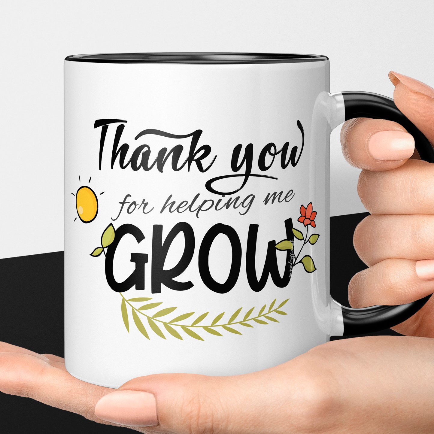 Teacher Mugs Teacher Gift Ideas - Thank You For Helping Me Grow Teacher Mug Ideal End Of Term Teacher Gifts Or Teacher Christmas Gifts