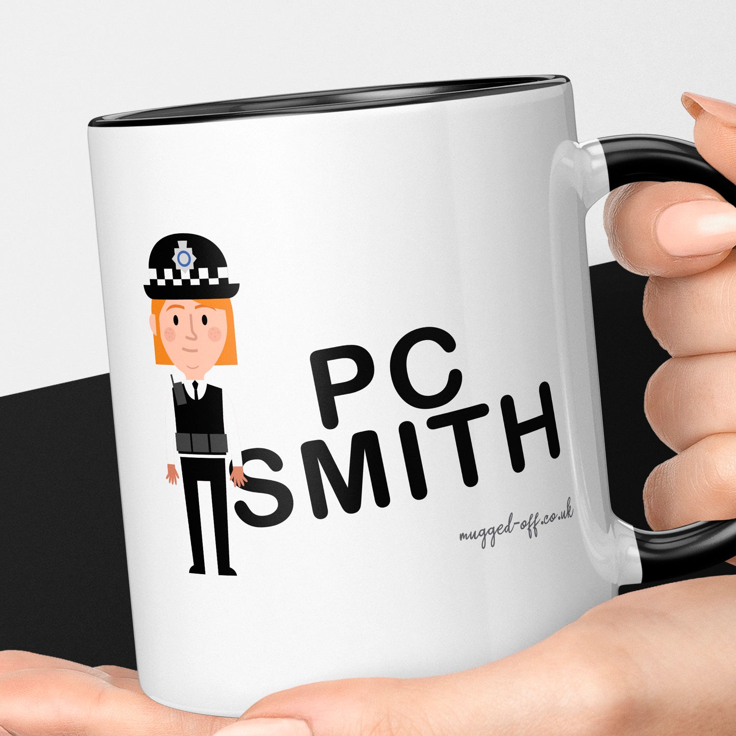 Personalised Officer 11oz Mug Any Name Any Rank Great Gift For Female Police Officer