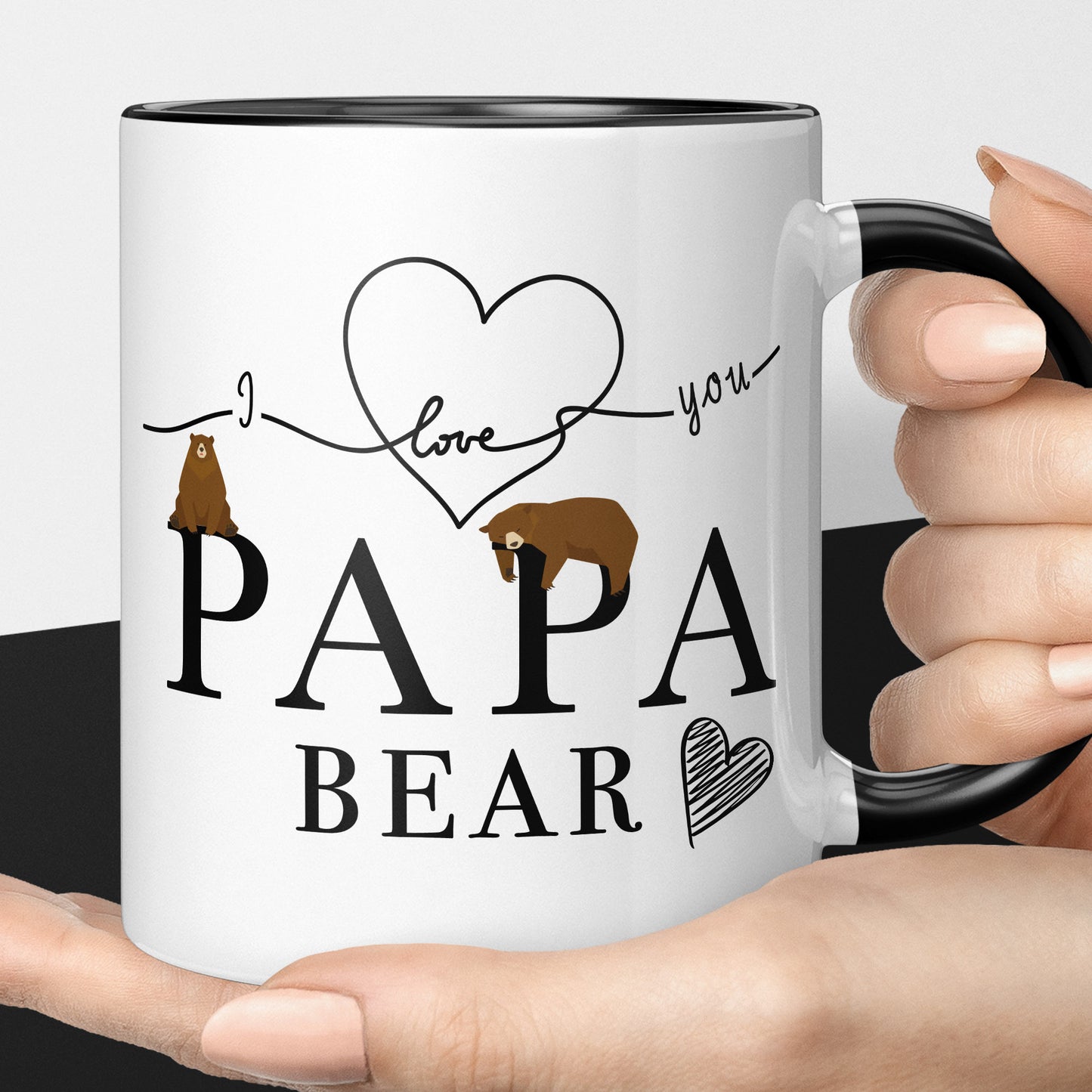 Papa Birthday Gift Mug | Fathers Day Present for Papa from Son or Daughter
