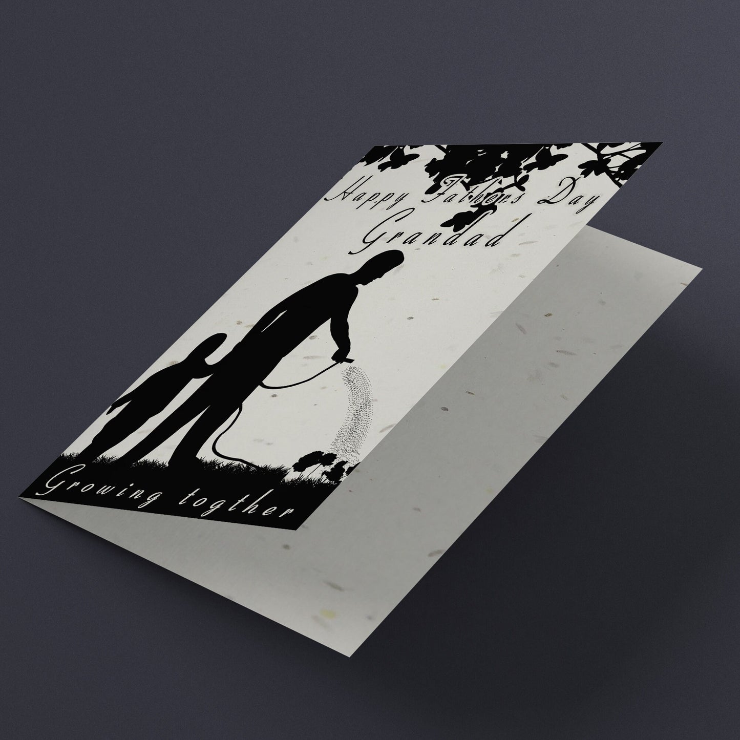 Plantable Grandad / Dad Card, Unique Fathers Day Card, Plantable Card, Wildflower Seed Card