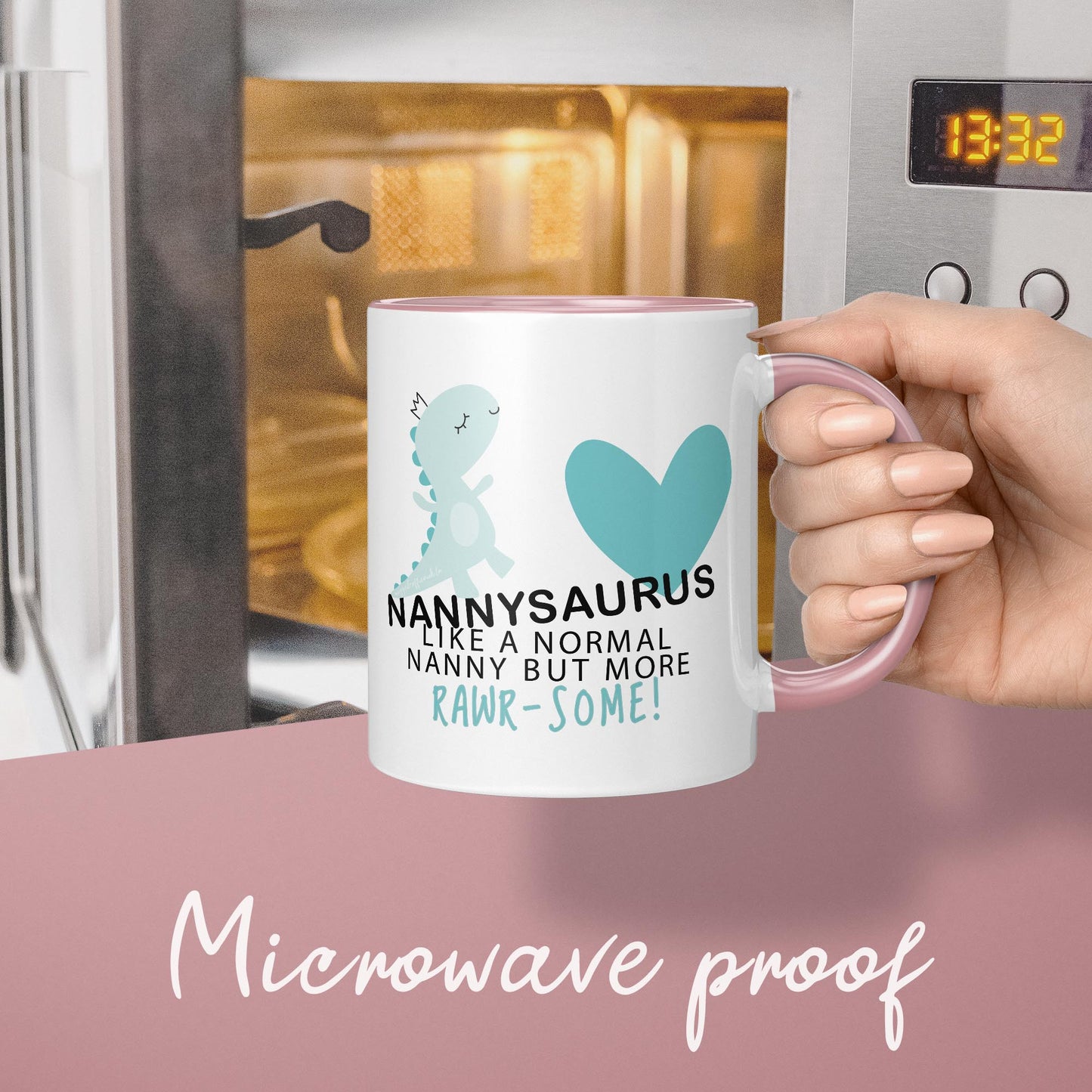 Nanny Gifts Nanny Christmas Gifts Or Nanny Birthday Present Nanny Xmas Present Nanny Mothers Day Gifts Nannysaurus Mug Nanny Gift Mug