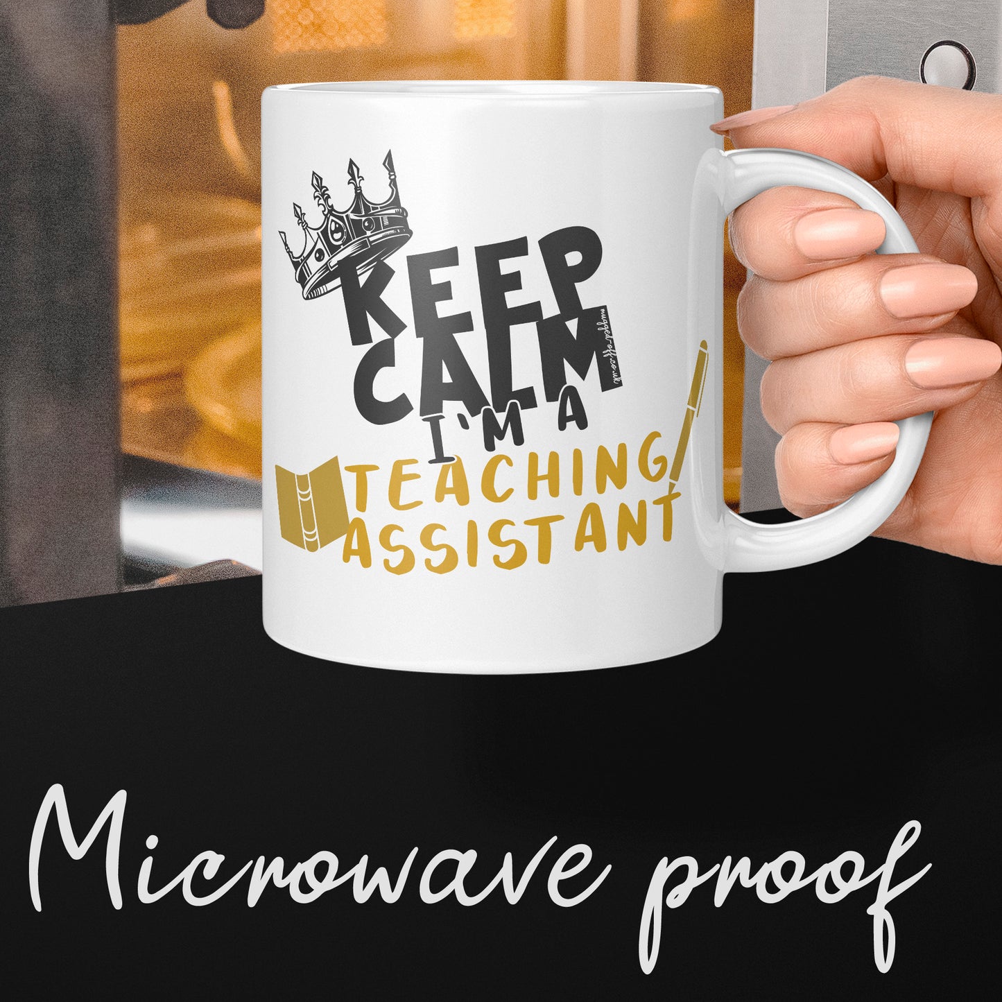 teaching assistant mug, funny mug for teaching assistant leaving school
