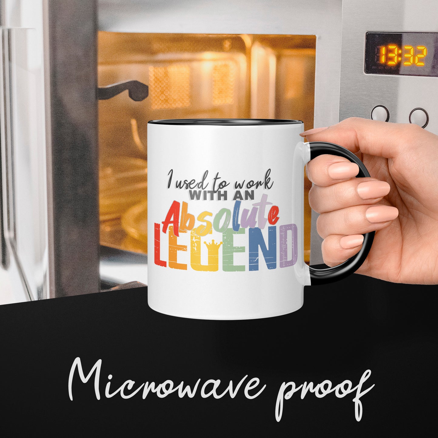 Black Funny Work Leaving Gifts I Used to Work with an Absolute Legend Funny Work Leaving Gift for Colleague Or Boss