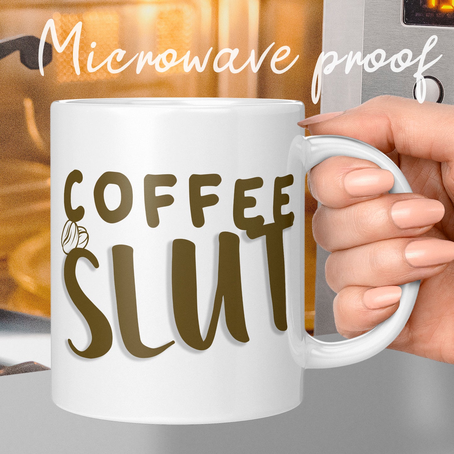 coffee slut funny rude mug for someone who loves coffee