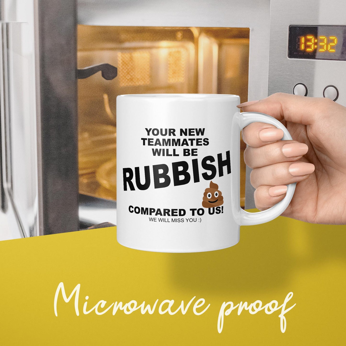 Leaving Work Gifts - Rubbish Leaving Mug - Your new colleagues will be Rubbish compared to us