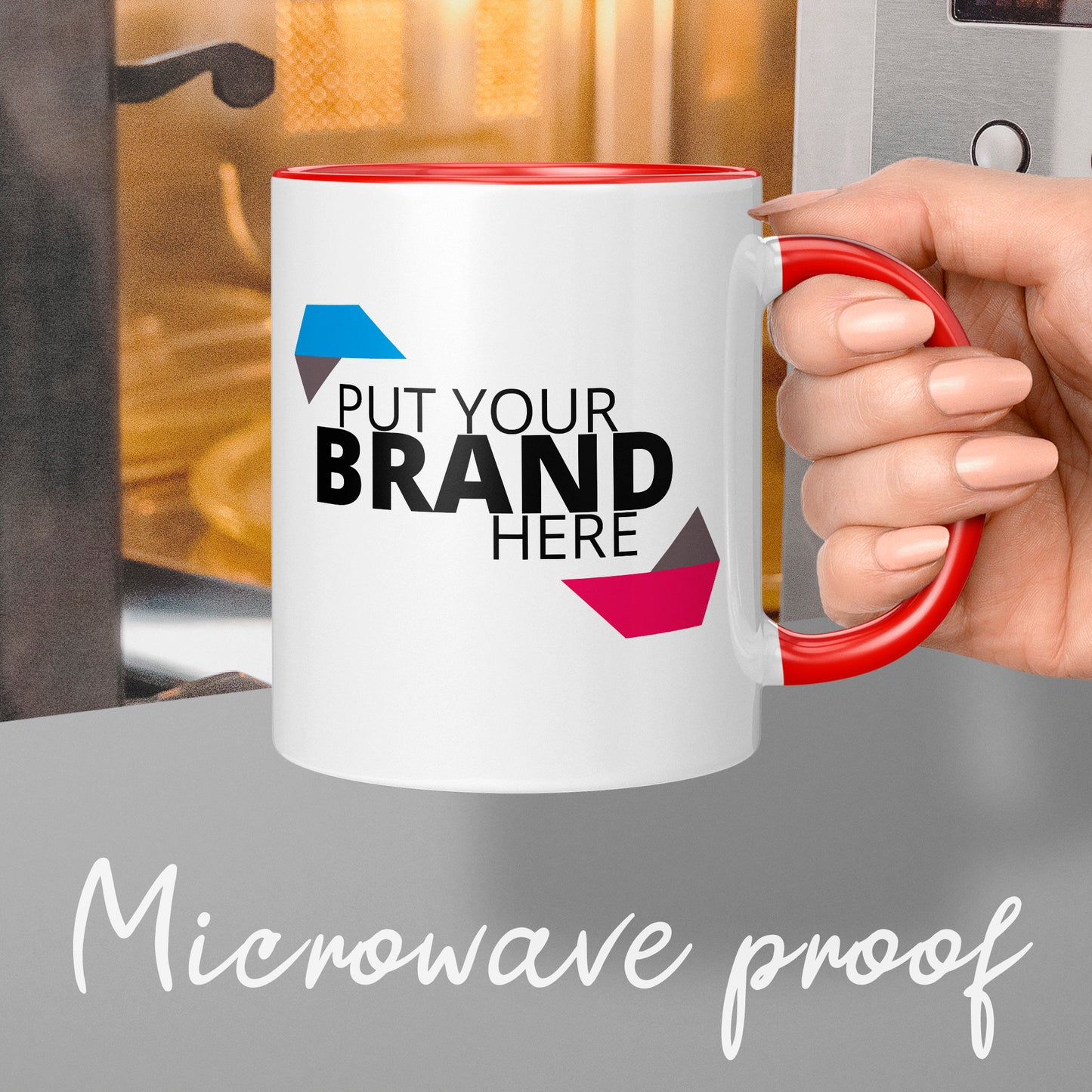 Branded Mugs (RED) - Fully Inclusive Pricing Full Colour Both Sides & Free Delivery