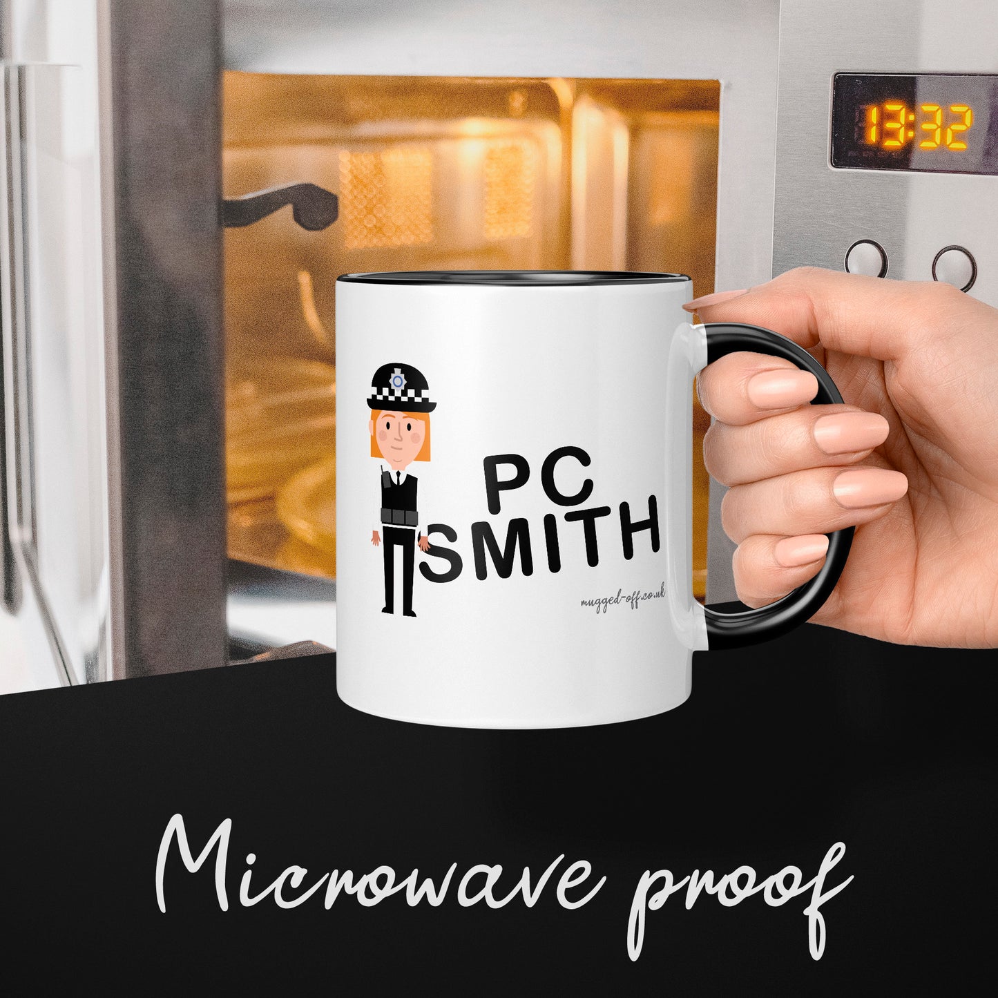 Personalised Officer 11oz Mug Any Name Any Rank Great Gift For Female Police Officer