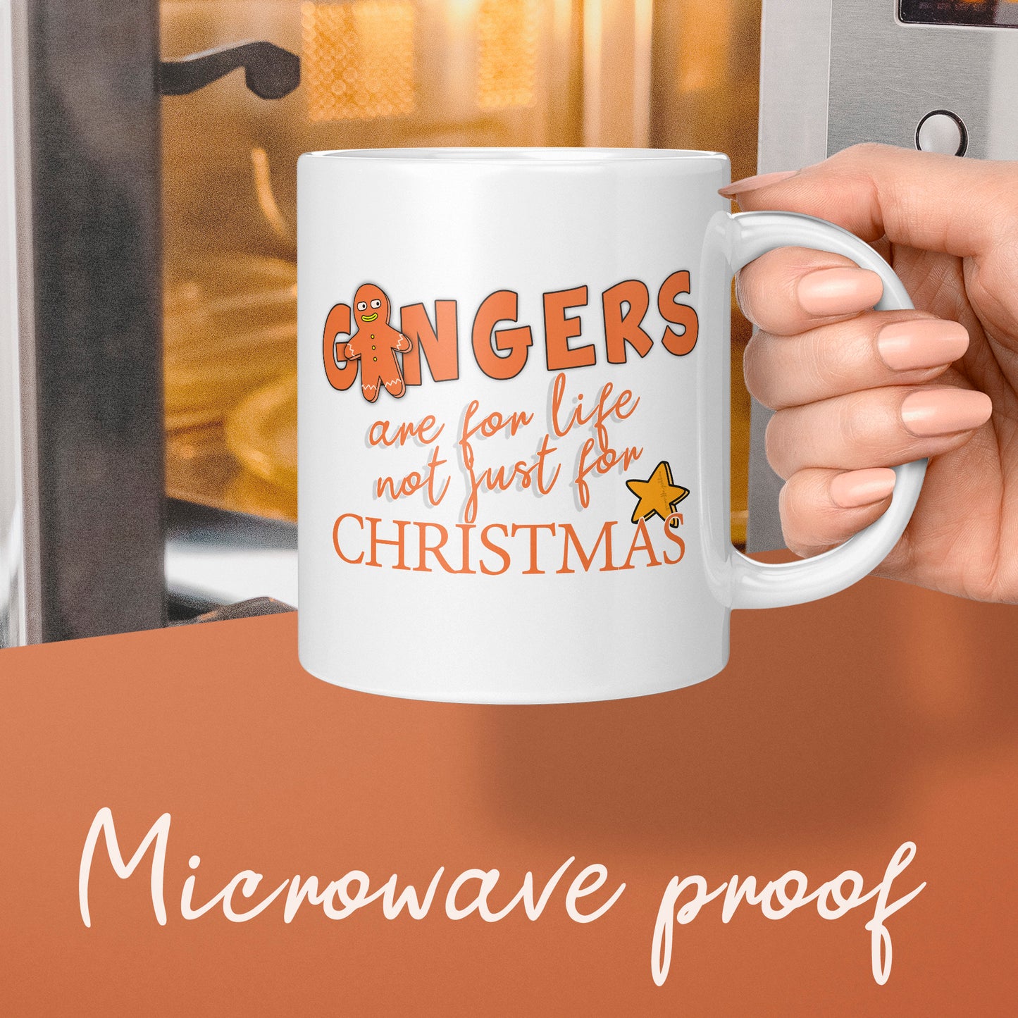Gingers Are For Life Not Just For Christmas, funny Christmas gift for a ginger