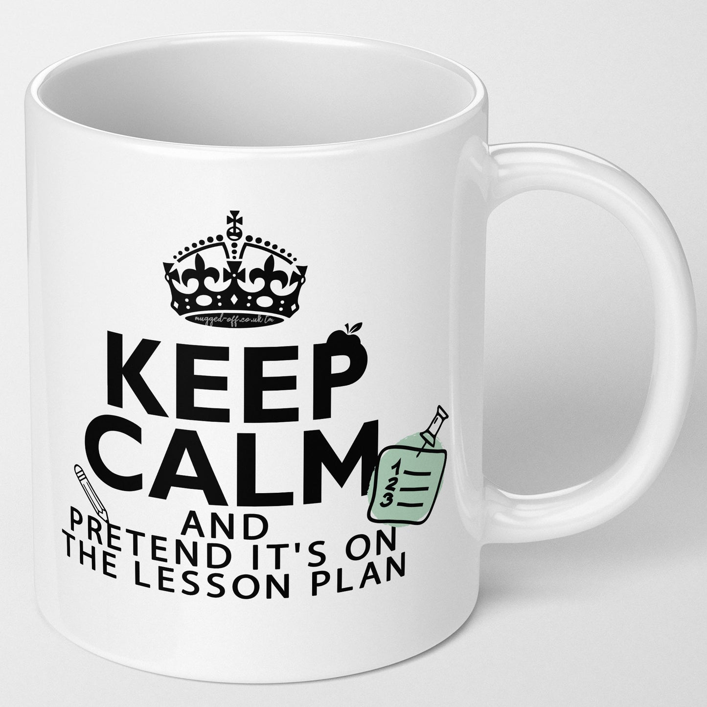 Keep calm Teacher/ Teaching Assistant joke mug for end of term gift