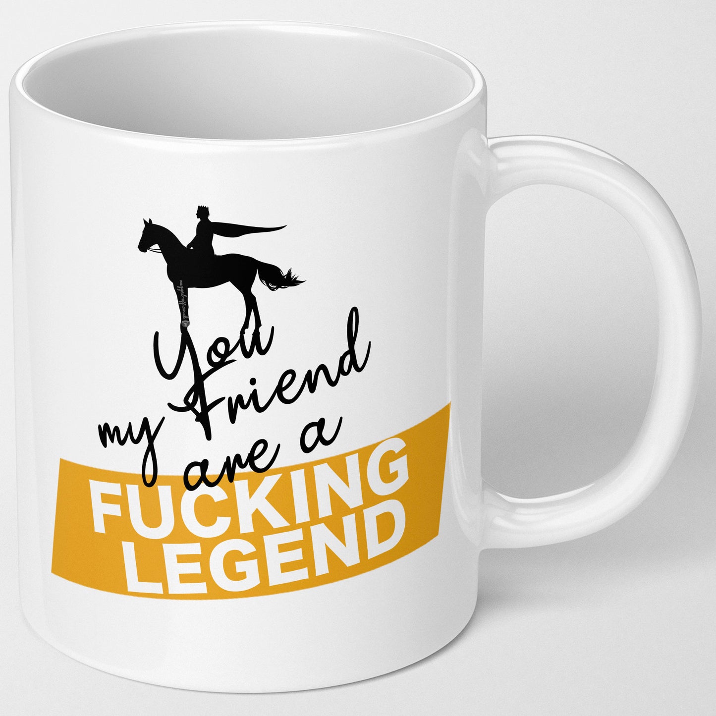 Legend mug for a friend, colleague or employee. funny mug gift in different colours