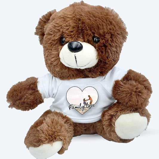 Personalised Teddy Bear Beautiful for All Special Occasions Photo and Text Personalised Teddy Bears with Photo - Christmas Gift
