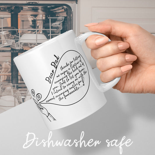 Dear Dad Mug Gifts unique funny and cheap Father's Day gift ideas