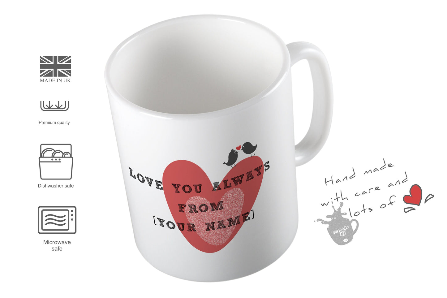 Personalised Valentines Day Mug For Him Or Her