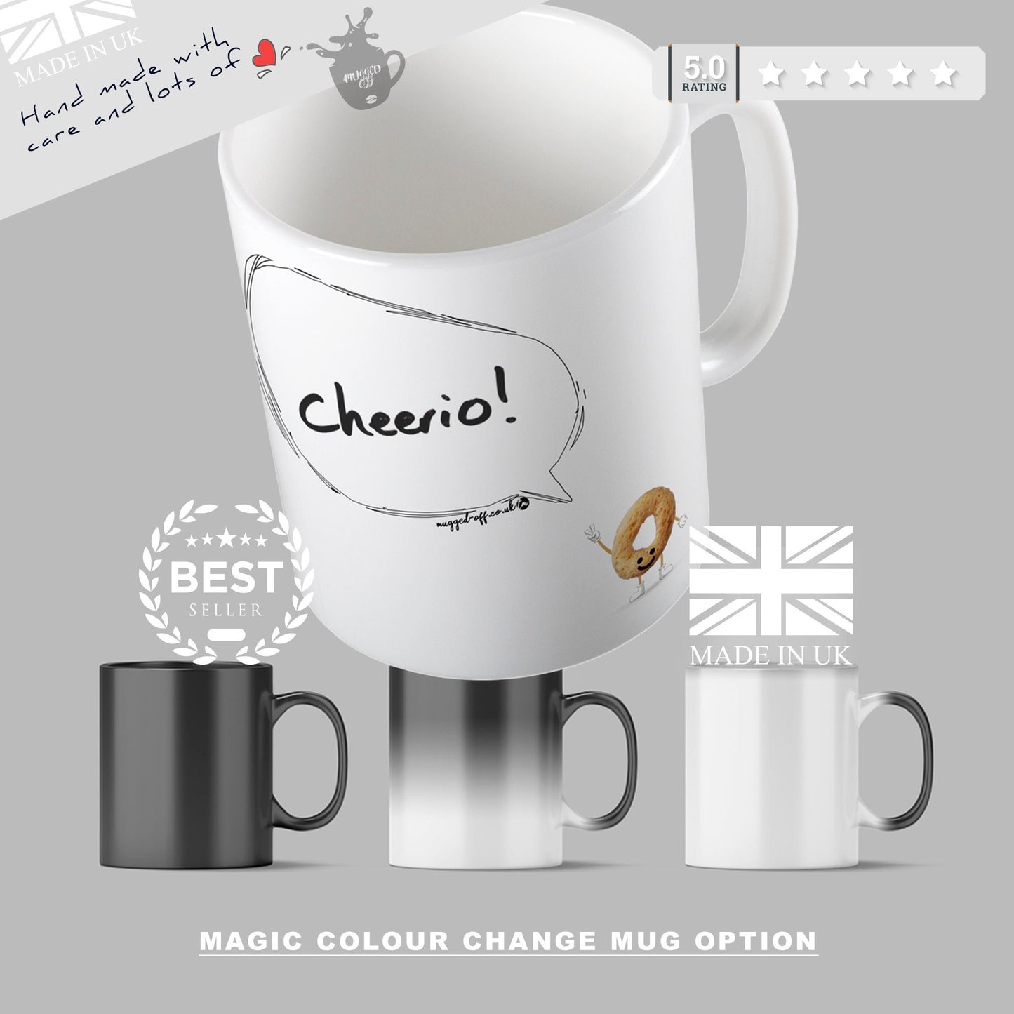 Leaving Gift Ideas Mug Cheerio Funny Banter For Colleague Team Mate Leaving Gift