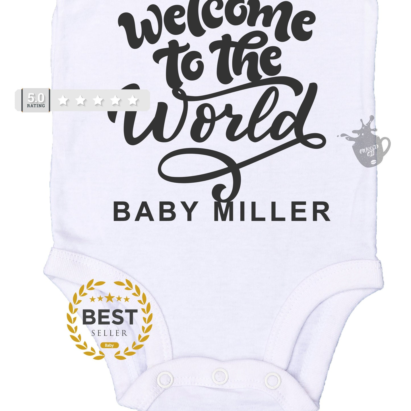 Mammy & Daddy - New Baby Scan Mug Pregnancy Announcement Gift For Mum Dad Parents - PERSONALISED