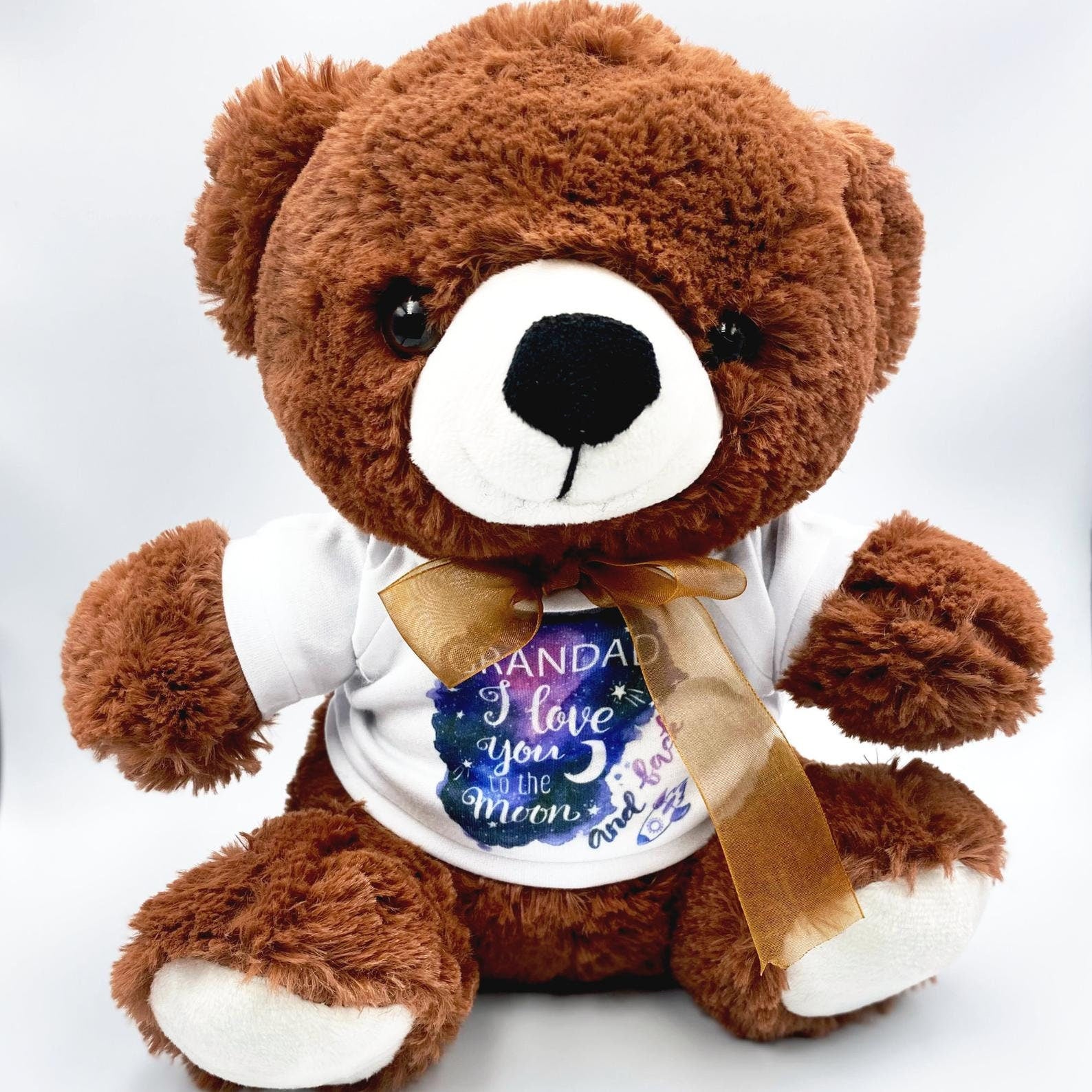 Personalised Teddy Bears Big Fluffy Ted Personalized Soft Teddy